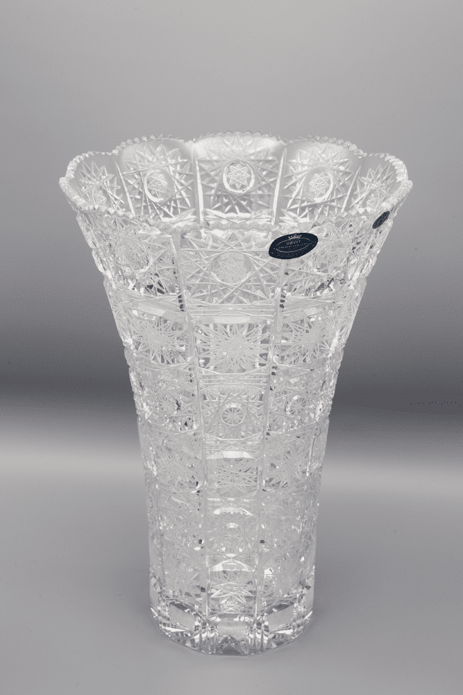 Vasă din cristal tăiat ÚSVIT 25 cm - imagine 2