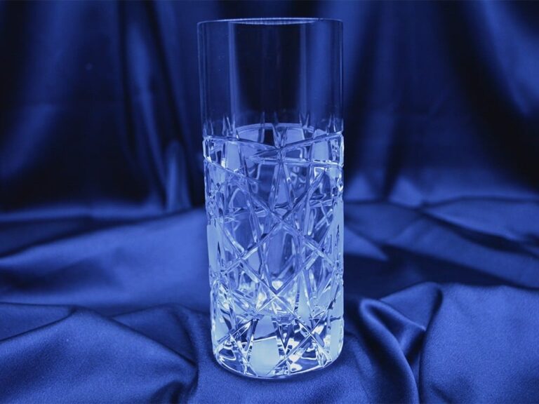 Pahare cristal taiate 380 ml set 6 bucati