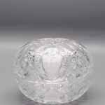 Borcan ÚSVIT de cristal tăiat 10 cm cu capac