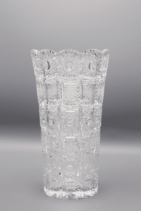 Krištáľová brúsená váza ÚSVIT 21 cm