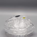 Borcan ÚSVIT de cristal tăiat 6,5 cm cu capac