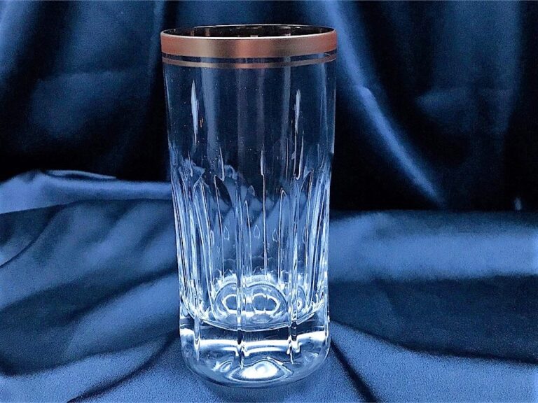Pahare cristal taiate 380 ml set 6 bucati