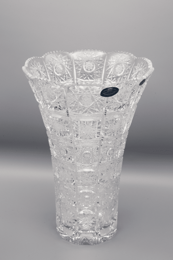 Vasă din cristal tăiat ÚSVIT 25,5 cm - imagine 2