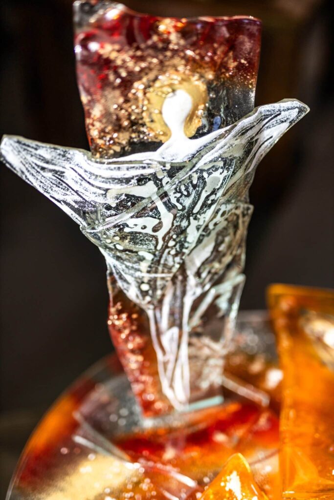 Sticlă de artă Veronika Rusňáková 29x52 cm - imagine 2