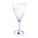 Blue onion - sticlă de cristal cu tija de portelan decorata cu model de Blue onion - portelan original blue onion, calitatea I