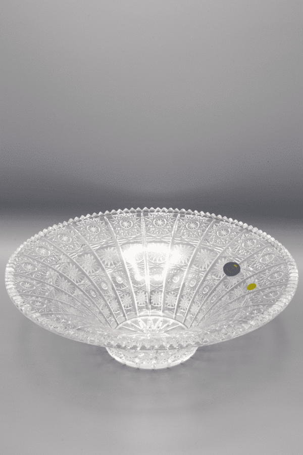 Vas de cristal tăiat ÚSVIT 30 cm - imagine 2