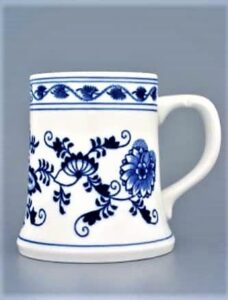 Cibulák – Korbel holba 0.5 l – originál cibuľový porcelán 1. akosť