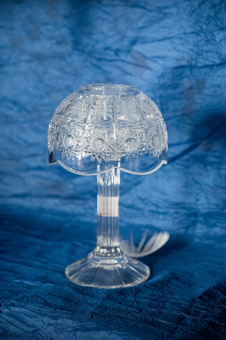 Suport lumanare taiat cristal pentru o lumanare de 30 cm