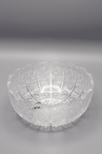 Krištáľová brúsená misa ÚSVIT 18 cm