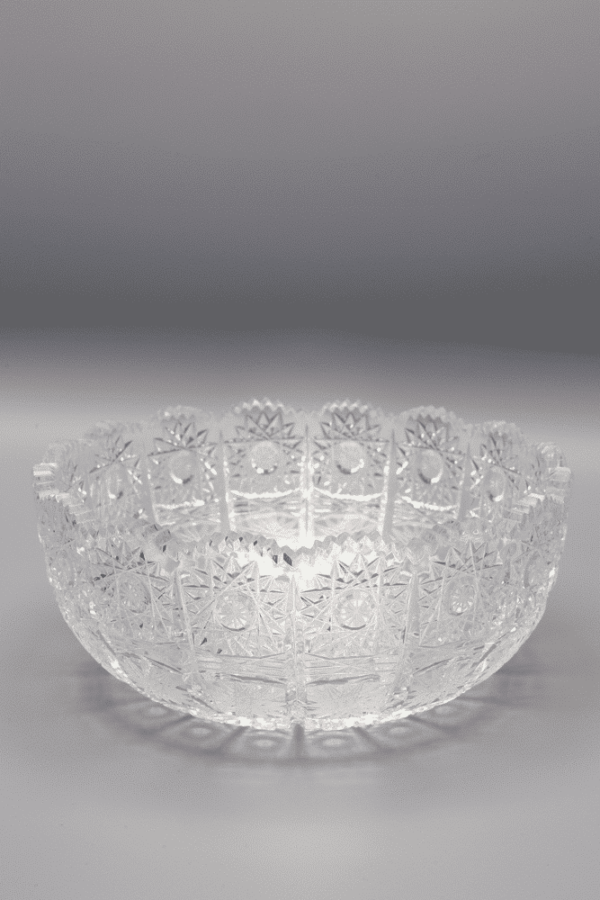 Vas de cristal tăiat ÚSVIT 18 cm - imagine 2