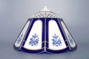 Cibulák – Tienidlo k lampe vitrážové, prelamované, 9 stenné – originálny cibulák Dubí – 1. akosť