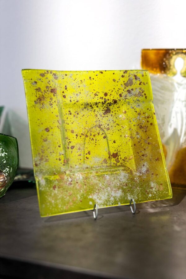 Sticlă de artă Veronika Rusňáková 31x31 cm - imagine 2