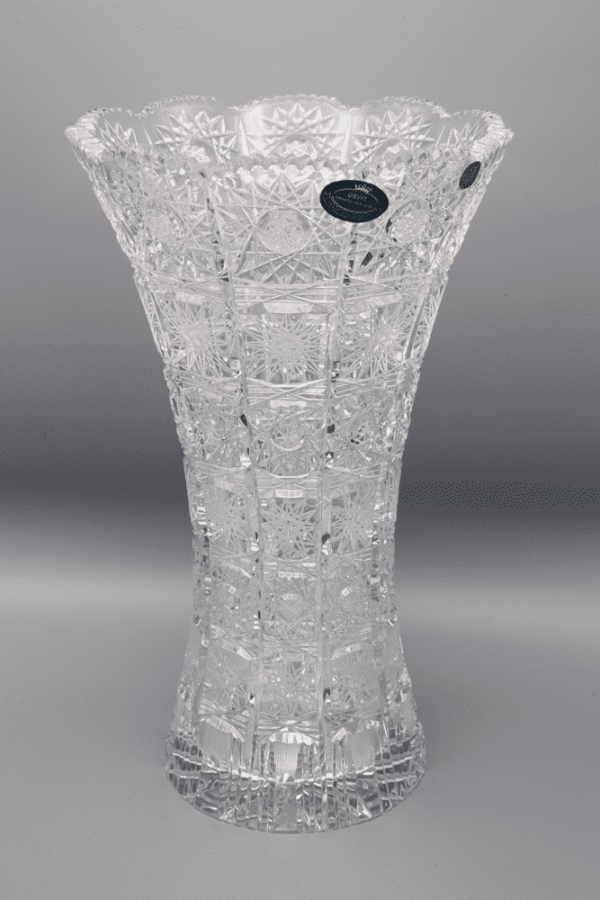 Vasă din cristal tăiat ÚSVIT 30 cm - imagine 2