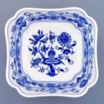 Cibulák – Misa šalátová 4-hranná vysoká 21 cm – originál cibuľový porcelán I. akosť