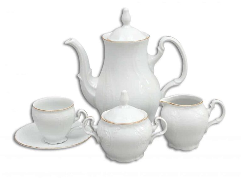 Set de cafea pentru 6 dungi aurii Berna
