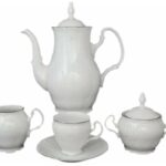 Set de cafea pentru 6 dungi Berna platină