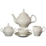 Set de ceai pentru 6 Berna ivory