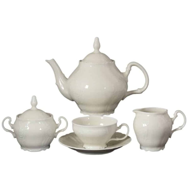 Set de ceai pentru 6 Berna ivory