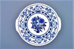 Cibulák – Tanier s ušami 24,6 cm – originál cibuľový porcelán 1. akosť