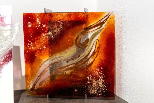 Sticlă de artă Veronika Rusňáková 27x25 cm