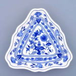 Cibulák – Misa šalátová 3-hranná 24 cm – originálny cibuľový porcelán 1. akosť