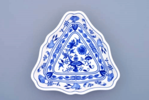 Cibulák – Misa šalátová 3-hranná 24 cm – originálny cibuľový porcelán 1. akosť