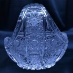 Cos decorativ taiat cristal 10 cm