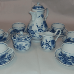 Onion - Set cafea 0,12 l - porțelan original Blue onion