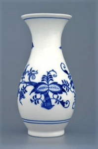 Cibulák – Váza 16,5 cm – originálny cibuľový porcelán 1. akosť