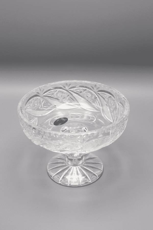 Vas de cristal tăiat ÚSVIT 15,5 cm - imagine 2