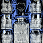 Set decantor de whisky taiat cristal 1 + 6 pahare