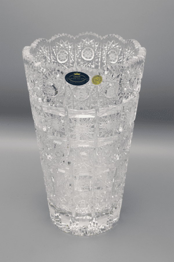 Krištáľová brúsená váza ÚSVIT 25 cm