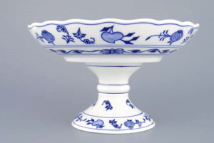 Cibulák – Misa kompótová 24 cm na nohe – originálny cibuľový porcelán 1. akosť
