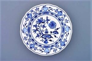 Cibulák – Tanier hlboký 21 cm – originálny cibuľový porcelán 1. akosť