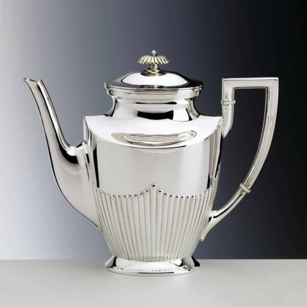 Oala de cafea argintie 1,1 L