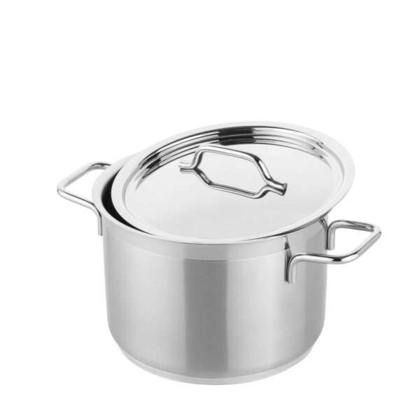 Oală din oțel inoxidabil 4,4 L cu capac