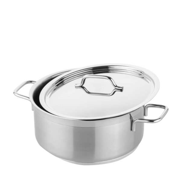 Cratiță din oțel inoxidabil 5 L cu capac
