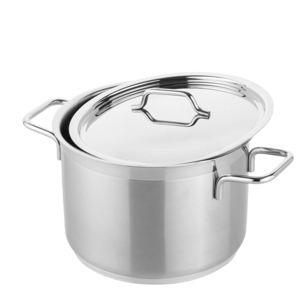 Oală din oțel inoxidabil 7,2 L cu capac