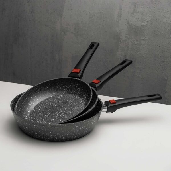 TIGAE Ø 26 CM GRANIT NEGRU - imagine 3