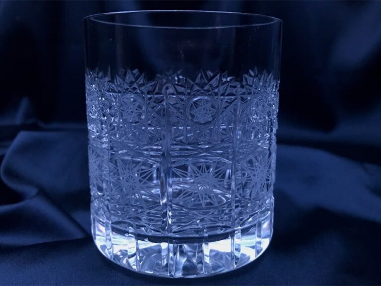 Pahare cristal taiate 300 ml set 6 bucati