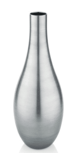 Váza BOMBEJ platina D20 cm H55 cm