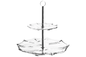 Miska Calyp two tier plate 33 cm