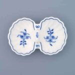 Blue onion - Saliera din doua părți 12 cm - porțelan original Blue onion