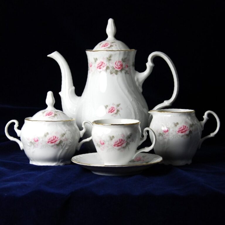 Set de cafea pentru 6 persoane Dună de aur roz Berna