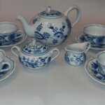 Blue onion - Set ceai 0,2 l - porțelan original Blue onion