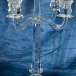 Sfeșnic din cristal tăiat 45 cm