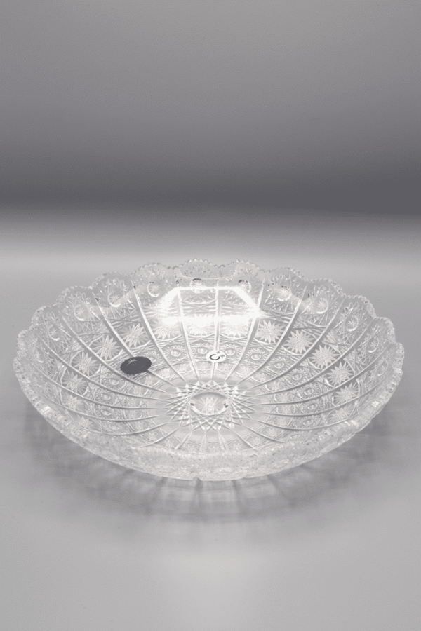 Bol de cristal tăiat ÚSVIT 27 cm - imagine 2