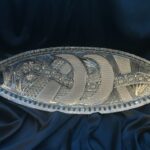 Placă exclusivă tăiată cristal 55 cm