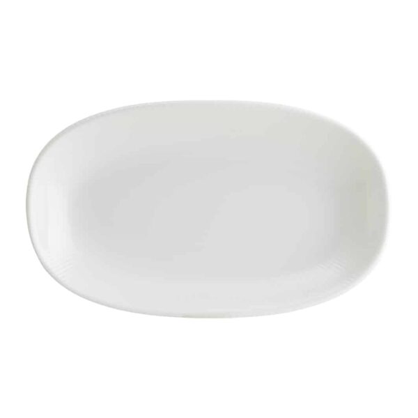 Bol oval 34 X 19 cm GOURMET IRIS ALB