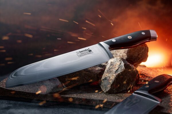 Cuțit Damascus Santoku 20,5 cm - imagine 4